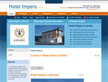 Tablet Screenshot of hotelimpero.it